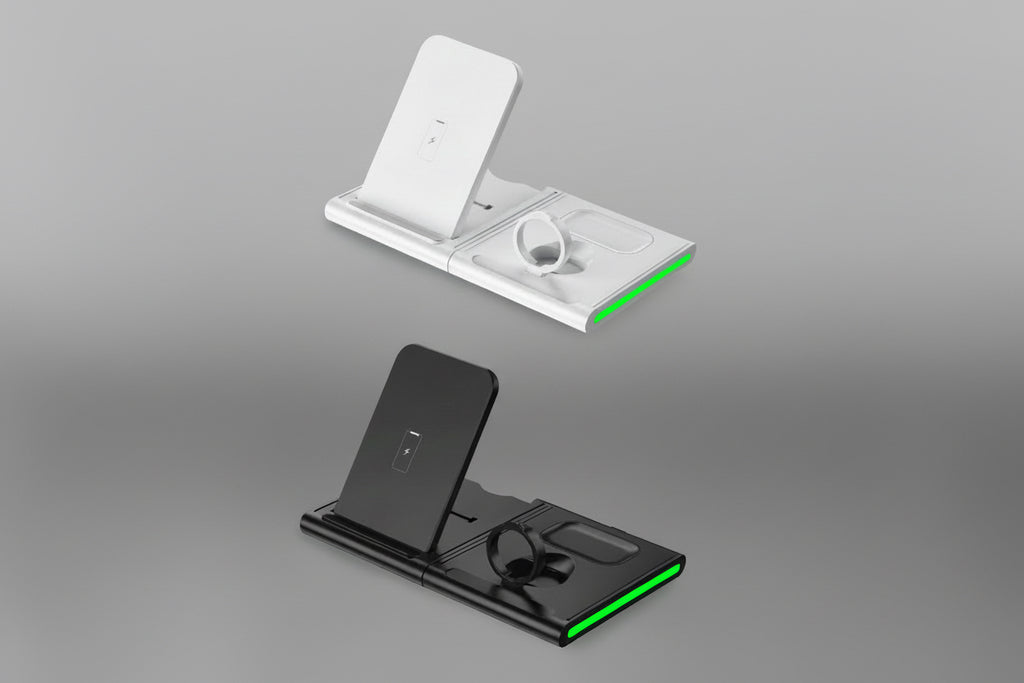 Magnetic Power Tiles 4 In 1 Wireless Charging Station