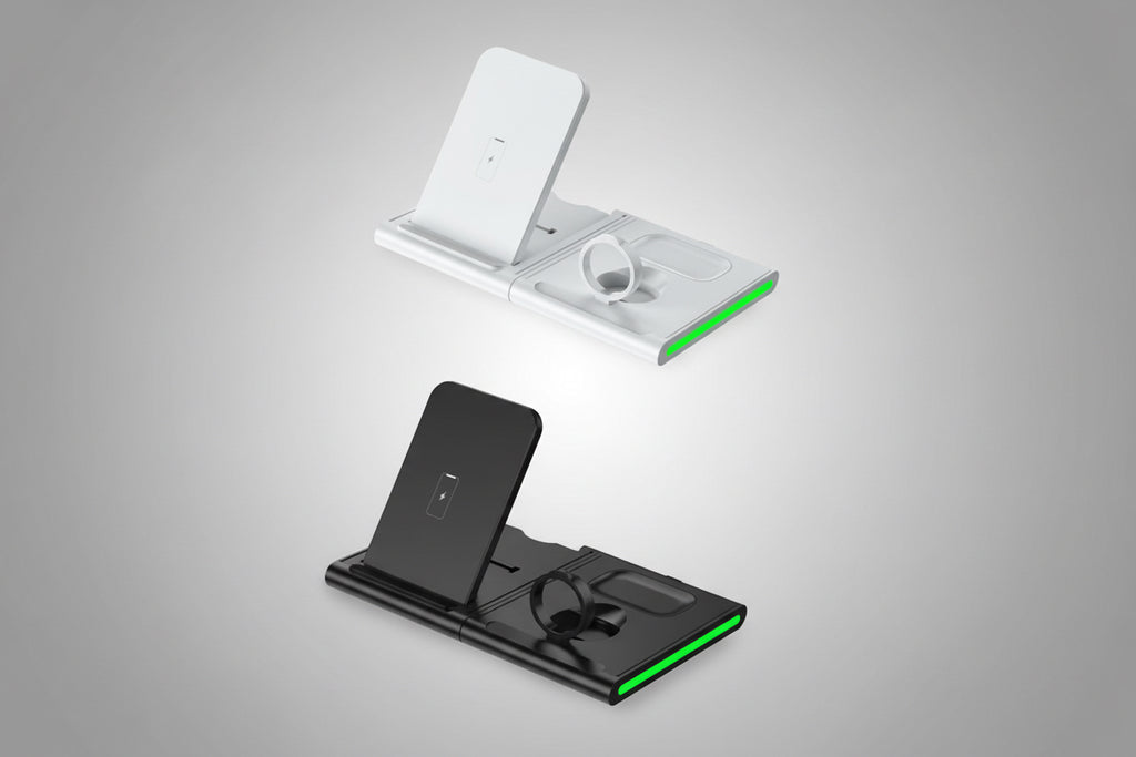 Magnetic Power Tiles 4 In 1 Wireless Charging Station
