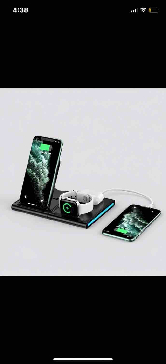 Magnetic Power Tiles 4 In 1 Wireless Charging Station